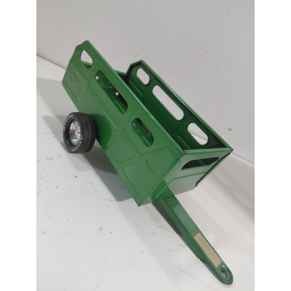 Pressed Steel Metal & Plastic Nylint Closed Side Single Axle Trailer USA